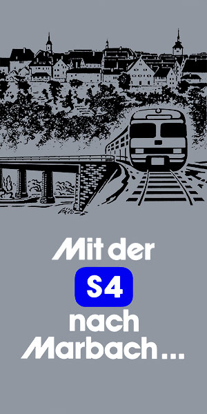 Broschüre zur Eröffnung der S4 nach Marbach am 27.09.1978